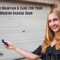 How to Maintain &amp; Care for Your Modern Garage Door_thumbnail Comment entretenir et prendre soin de votre porte de garage moderne ?